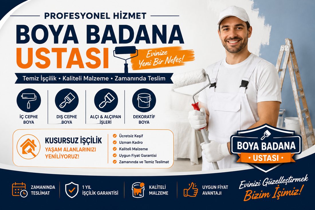 Kadifekale boya badana ustası – profesyonel boyacı